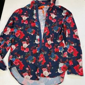 TALLIA Multicolor Floral Jacket